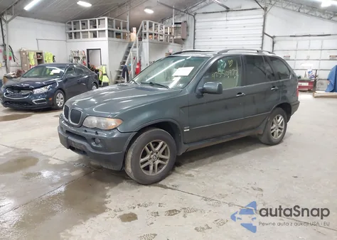 2005 BMW X5 3.0I from USA, damaged, VIN 5UXFA13505LY02976